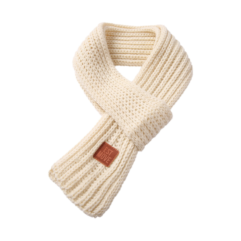 (beige, One Size) Listenwind 13 Colors Kids Scarf Boys Girls Baby Winter Warm Scarf Knit Shawl Scarf Children Neck Collar Keep Warm Accessories-image-OPC-PFS62N2-NEW