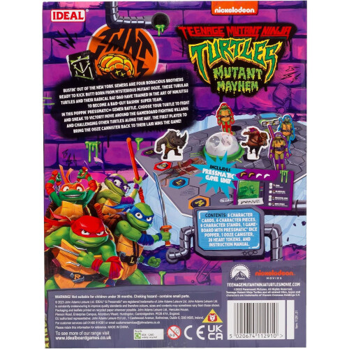 John Adams Ideal - TMNT Sewer Battle Pressmatic Game Board Game 1