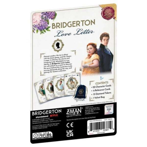 Z-Man Games Bridgerton Love Letter Card Game 1