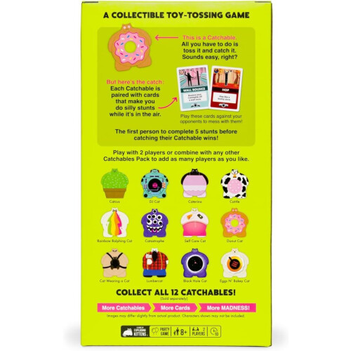 Exploding Kittens Catchables Core 2-Pack 1 Card Game