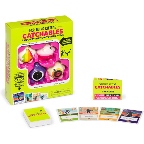 Exploding Kittens Catchables Core 4-Pack Card Game