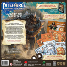 Mighty Boards: Fateforge Kaan: Clash of The Immortals Expansion - Strategispel, Co-Op Action Adventure, 1-4 Spelare