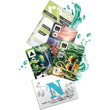 Meadow Downstream Sleeve Pack - Verbeter je spel met 100 kaartenhoezen & mini-uitbreidingskaarten, voor 1-4 spelers