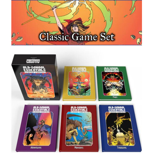 Old-School Essentials Classic Game Set Books - Board Game