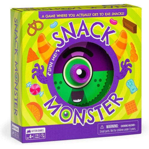 Exploding Kittens Snack Monster Kid Friendly Card Game 2