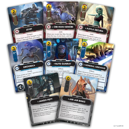 Star Wars The Deckbuilding Game - The Clone Wars - Board Game