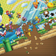 Super Mario Chaos & Fun 1 000 pezzi Dimensioni puzzle di puzzle 19 x 27 opere d'arte da collezione con Mario Luigi Nabbit e altro ancora! Nintendo pu