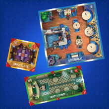 Renegade Game Studios: Vegas Showdown - Bied- en strategiebordspel Bouw de beroemdste hotel-/casinofamilie Leeftijden 12+ 3-5 spelers 75 min
