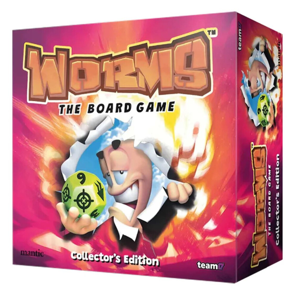 Mantic Games Worms The Board Game - The Mayhem Kickstarter Box Board Game - Tabletop Miniatures Wargame