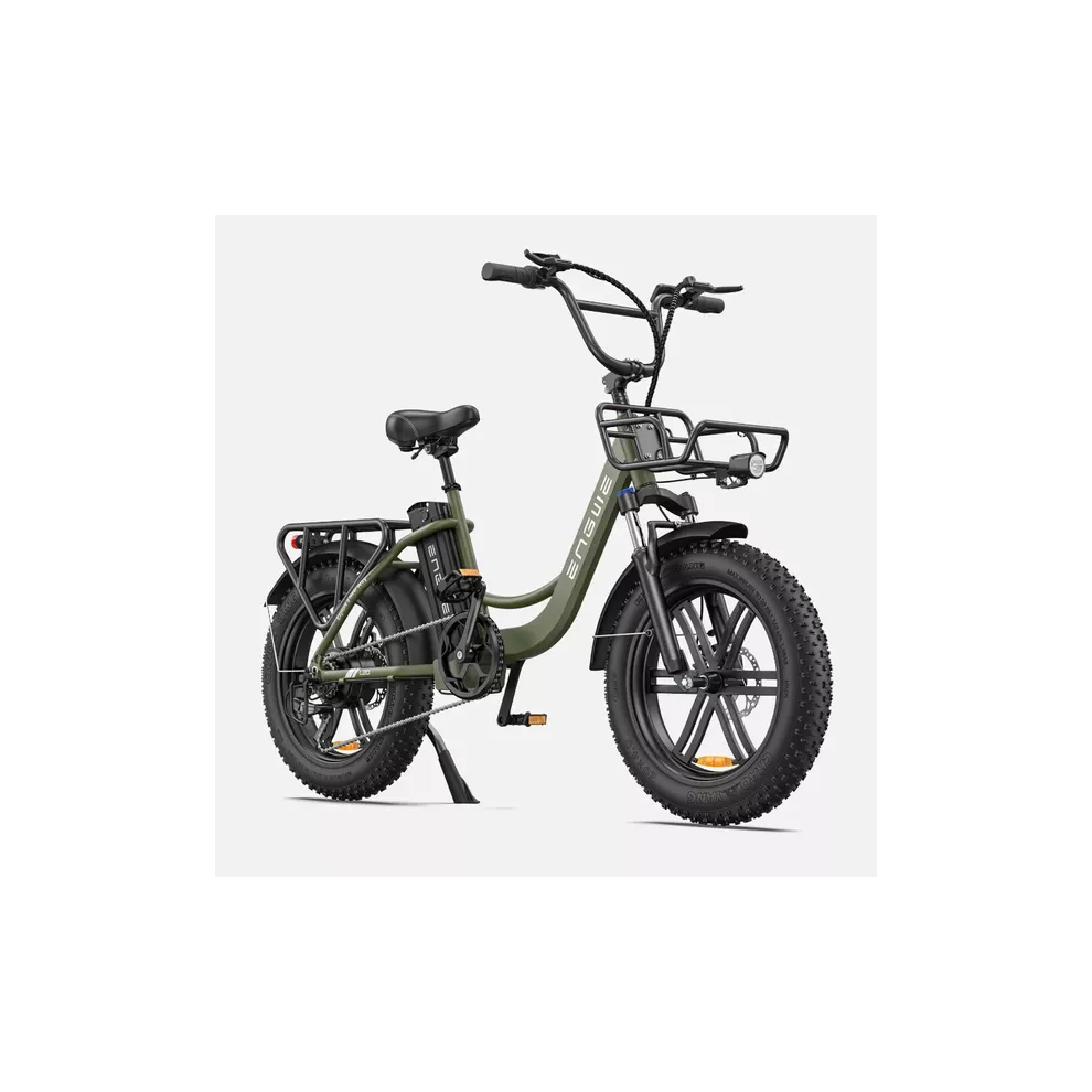 (Green) ENGWE L20 Fat Tire Commuter E-Bike 750W 48V 13Ah