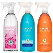 Method Mixed Pack Spray, 3 x 828ml Cleaning Bundle