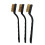 Mini Brass Wire Brush ,set For Cleaning Welding Slag And Rust,6 Pieces 2