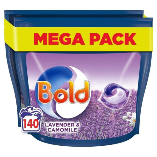 Bold Bold 140 Wash All-In-One Laundry Detergent Pods