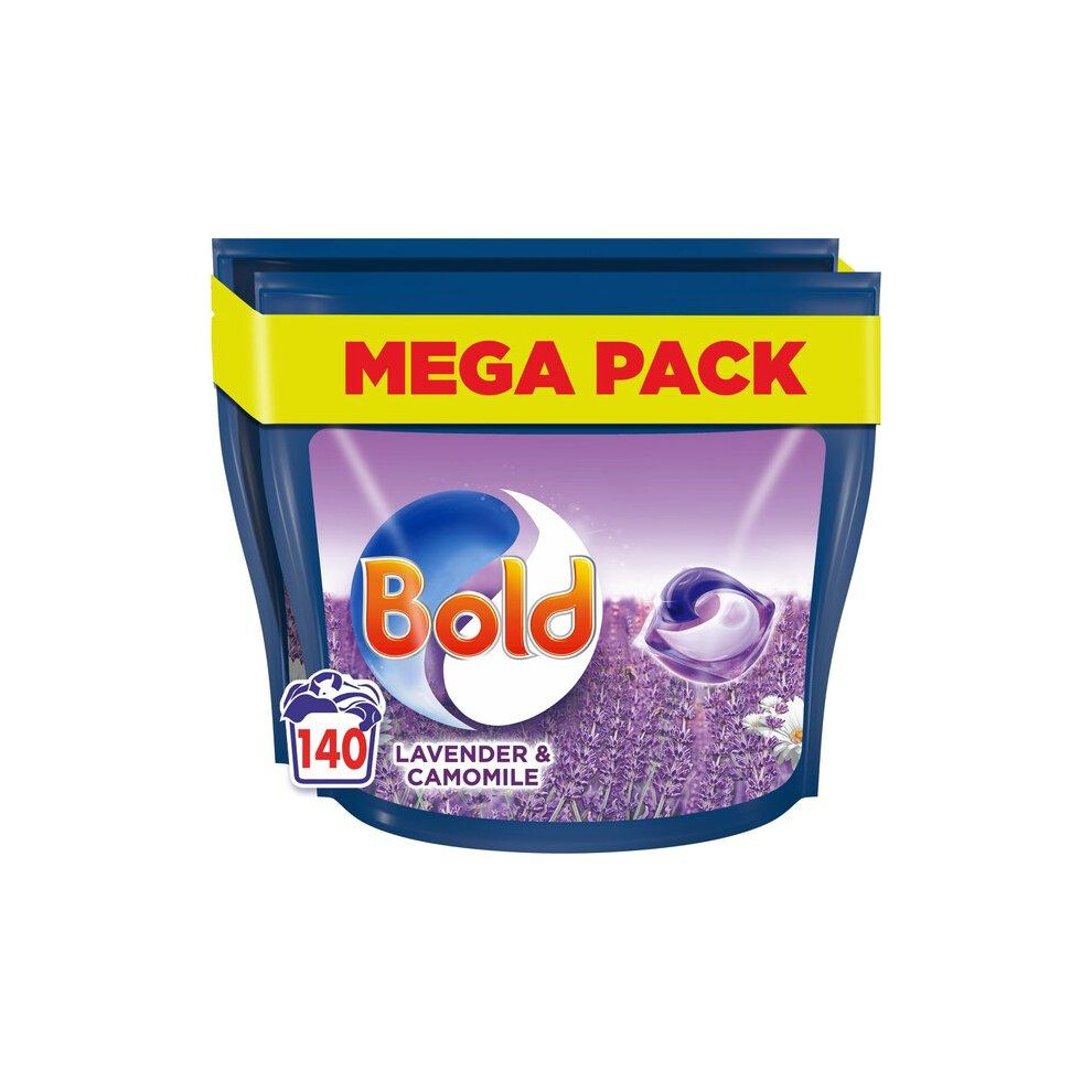 Bold 140 Wash All-In-One Laundry Detergent Pods