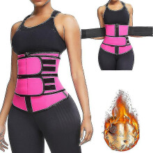 (6xl) Waist Trimmer Belt Women Sauna Suit Sweat Wrap Trainer Slimming Cincher Body Shaper