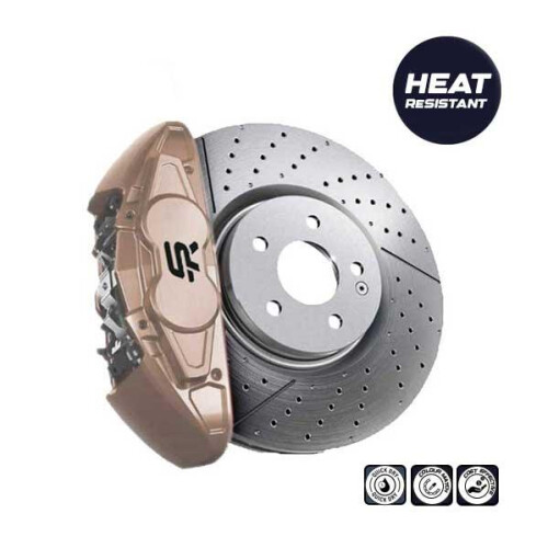 Pale Cream Brake Caliper Paint 1