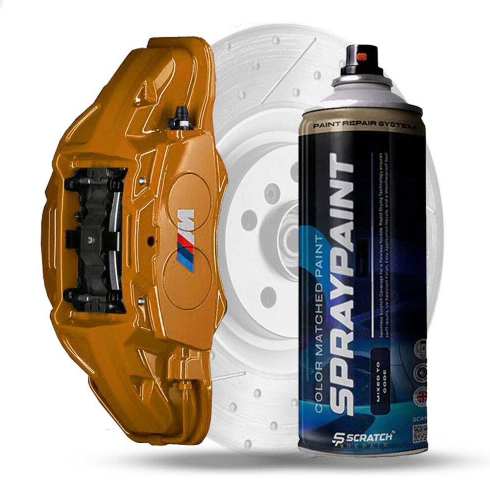 M-Sport Brake Caliper Paint Â Heat Resistant & Scratch Repair Gold 5060934190777