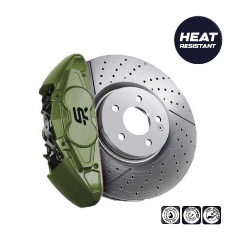 Olive Drab Brake Caliper Paint