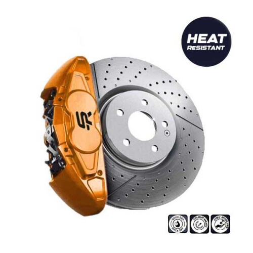 Orange Brake Caliper Paint