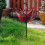 (Red) Outdoor Wind Spinner, Harlow Wind Spinner Rotator, Unique And Magical Metal Windmill, Dynamic 3d Lotus Windmill With Garden Stake 4