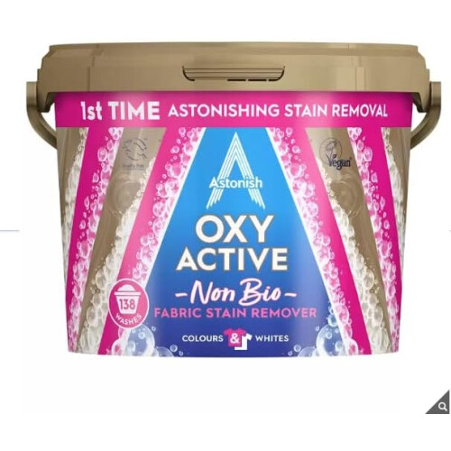 Astonish Astonish Oxy Active Non Bio Fabric Stain Remover, 3kg