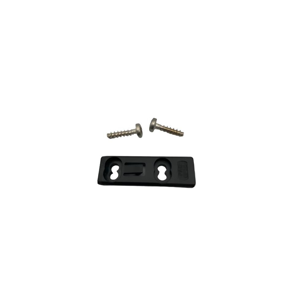 Window Catch Adaptor Plate - Polyfix - Black - PP4040