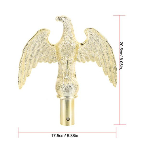 Flag Pole Eagle Topper Ornament Decorative Eagle Finial Flag Pole Eagle Adornment 1