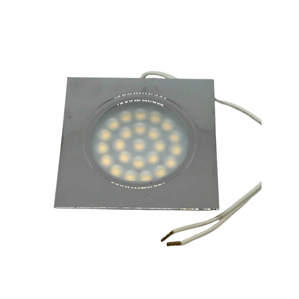 Recessed Slimline 24 LED Down Lighter - Chrome - PO782