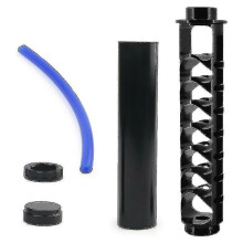 Filtre  Carburant  Noyau Unique En Spirale 1/2-28 De 6 Pouces Pour Napa 4003 Noir