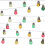 URBN Living 30 Pcs Multi Coloured LED Bulbs Christmas Party Lighting String Lights Decoration 1