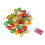 URBN Living 30 Pcs Multi Coloured LED Bulbs Christmas Party Lighting String Lights Decoration 3
