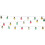 URBN Living 30 Pcs Multi Coloured LED Bulbs Christmas Party Lighting String Lights Decoration 8