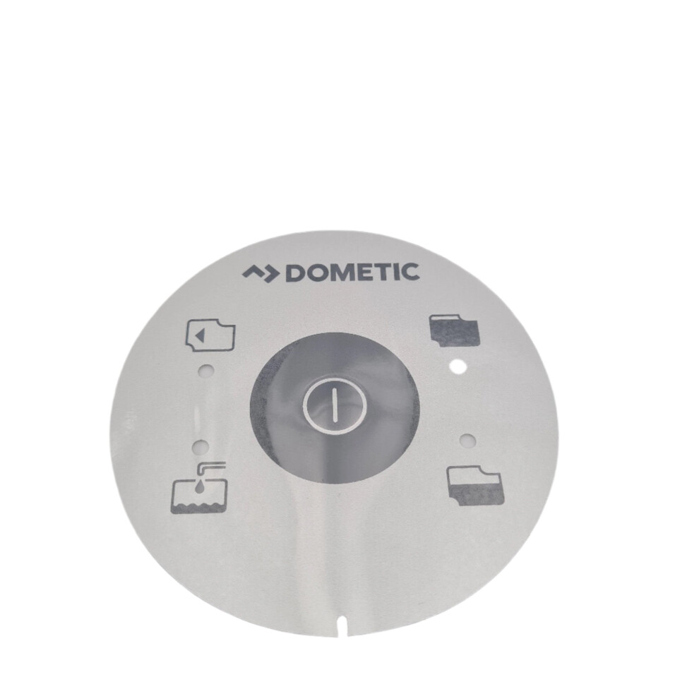 Dometic Toilet Control Switch Sticker / Decal - 242601729