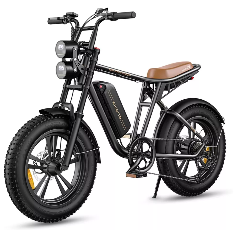 (Black) ENGWE M20 20x4.0 Fat Tire Electric Bike 48V 13Ah