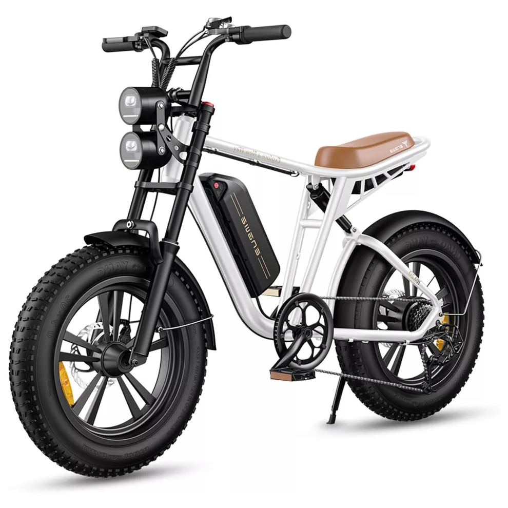 (White) ENGWE M20 20x4.0 Fat Tire Electric Bike 48V 13Ah