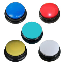 Dog Buttons for Communication Voice Recordable Buttons Dog for Words And Answer Buttons for Dog Tranning Of 5 Pcs