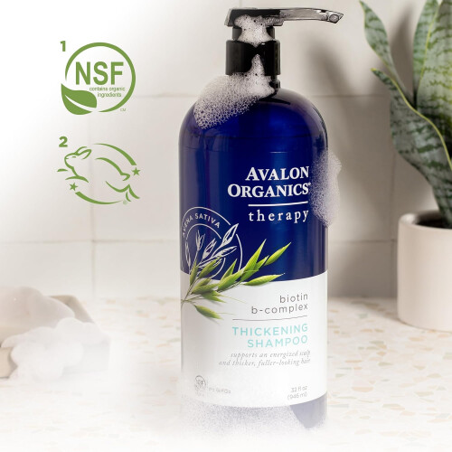 Avalon Organics Avalon Organics Biotin B-Complex Thickening Shampoo - 32Fl.Oz 1