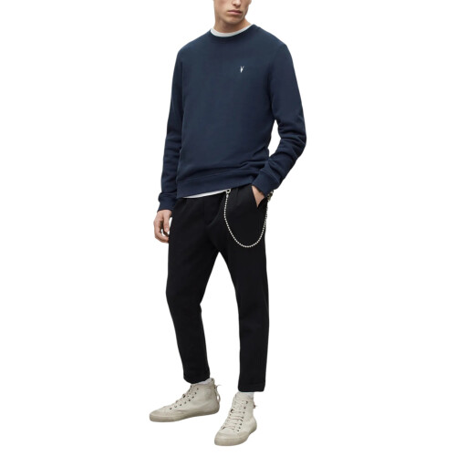 (Navy, L) ALL SAINTS Reven Mens Sweatshirts Pullover Jumper 2