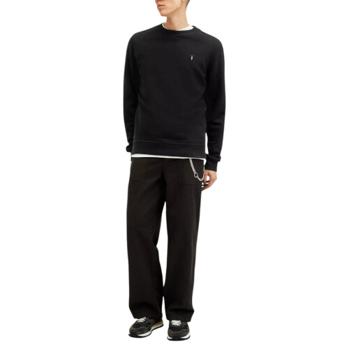 (Black, M) ALL SAINTS Reven Mens Sweatshirts Pullover Jumper 2