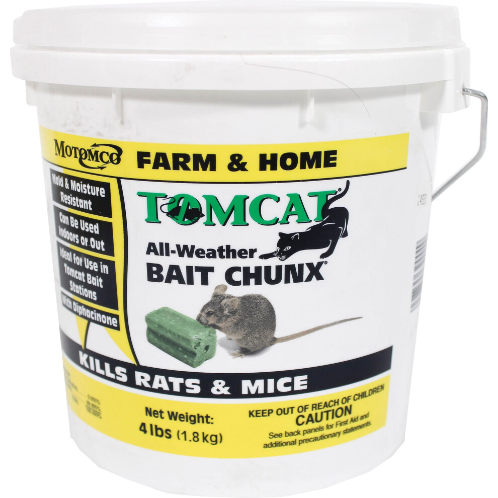 Tomcat All Weather Bait Chunx  4 Lb