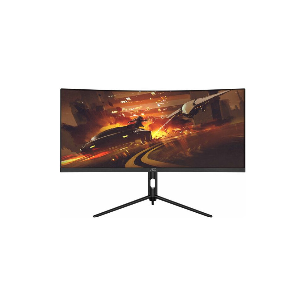 ADX A30A3M25 Wide Full HD 30" Curved LCD Gaming Monitor - Black