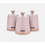 Tower Tower Cavaletto Bread Bin & Canisters Kitchen Set (Marshmallow Pink) 9
