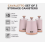 Tower Tower Cavaletto Bread Bin & Canisters Kitchen Set (Marshmallow Pink) 10