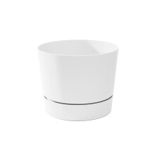 Root & nave maiestuos maiestuos de la mijlocul secolului modern cu profil scazut, cilindru alb Matte 10,5 """"