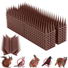 Vogelschutzspikes, 9er Pack zur Abwehr, Spikes für Zäune und Dächer gegen Vögel