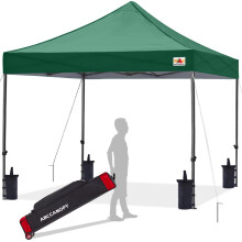 ABCCANOPY Patio Pop Up Canopy Tent 10x10 CommercialSeries Forest Green