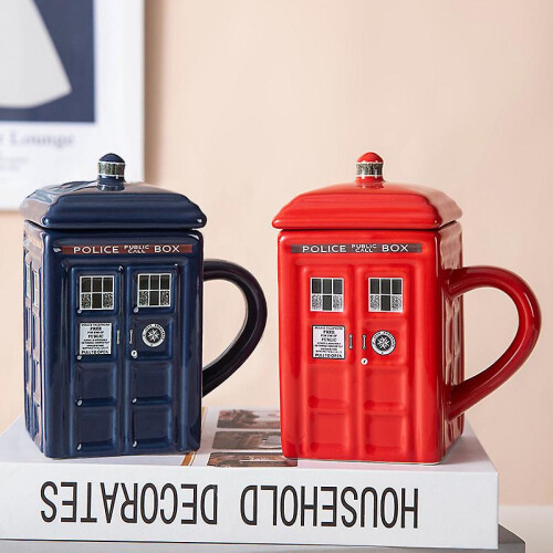 (blue) Doctor Who Tardis Tea Pot, Dr182 1