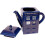 (blue) Doctor Who Tardis Tea Pot, Dr182 3
