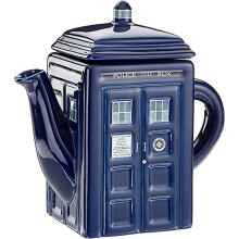 (blue) Doctor Who Tardis Tea Pot, Dr182