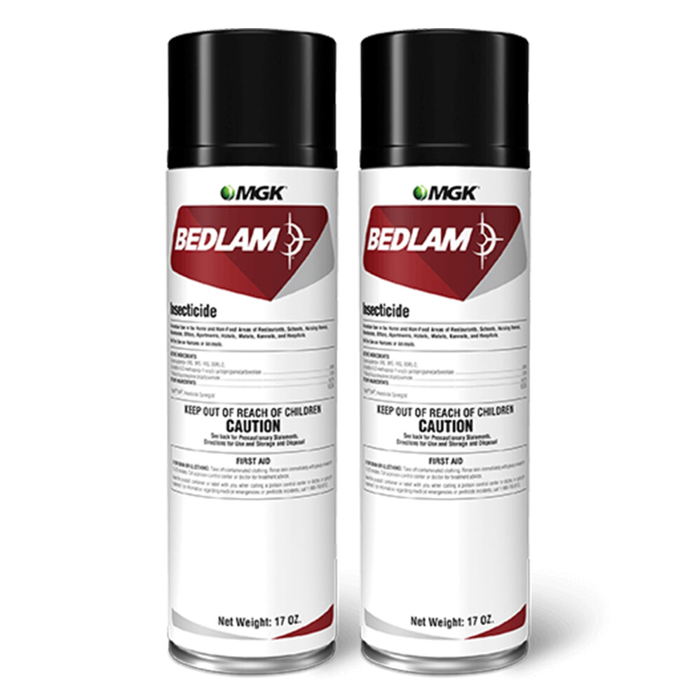 Bedlam Bed Bugs Spray 2 Spray Cans